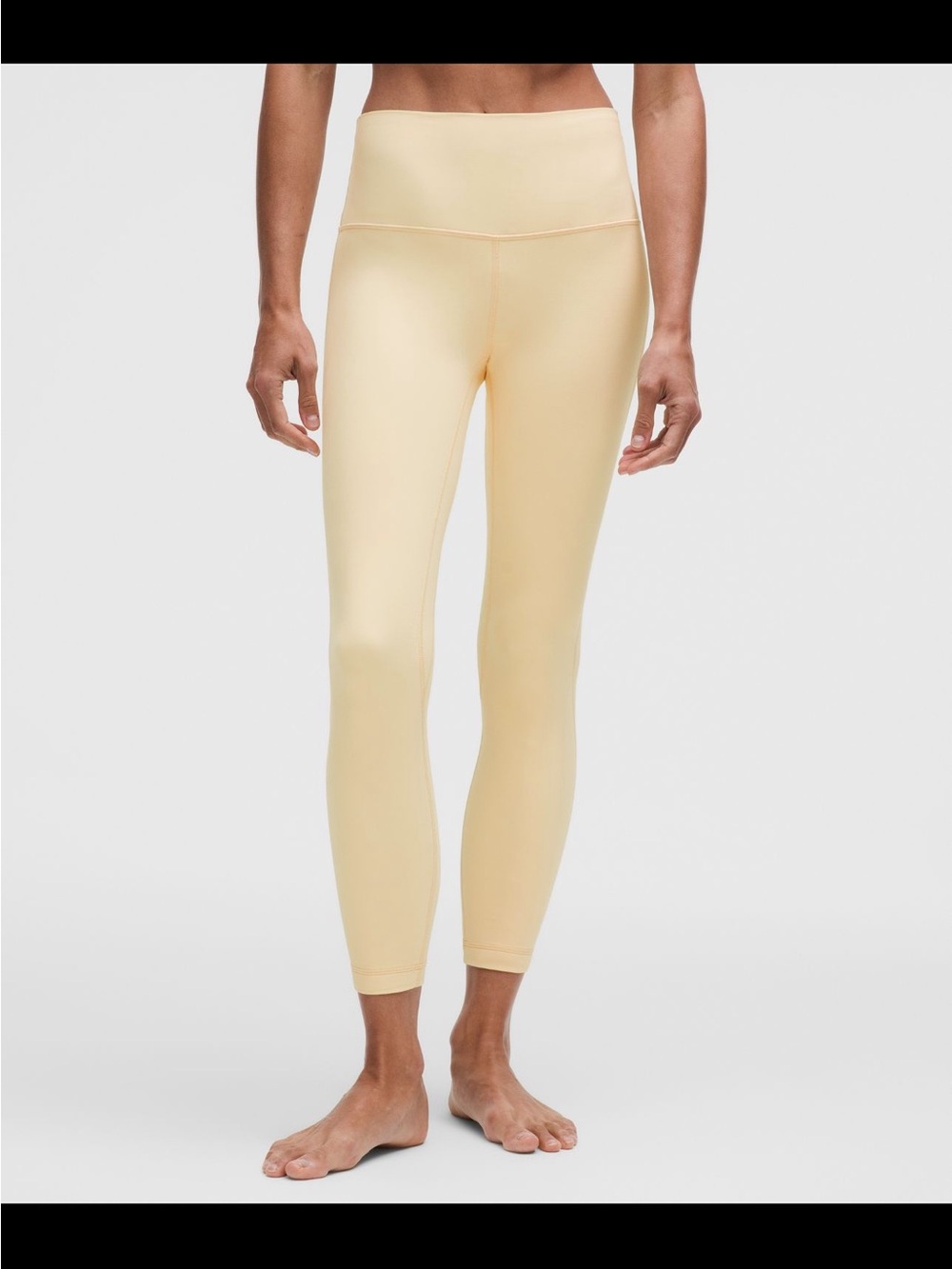 NWT lululemon athletica High-Rise Leggings in BUTTER YELLOW